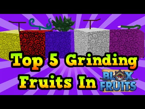 Top 10 BEST GRINDING FRUITS in Roblox Blox Fruits #Roblox #RobloxRP #r
