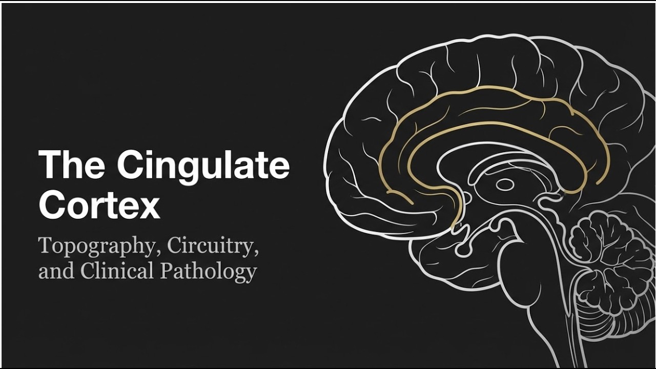 Psychedelic Neuroanatomy: Cingulate Cortex (StatPearls; 7 min)*