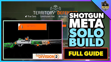 DIV 2 BEST SOLO Shotgun META Build MELTS Heroic Retaliation PVE!