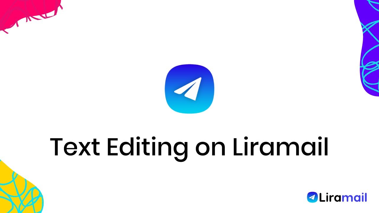 Inline Text Editing on Liramail - Free Email Editor - YouTube