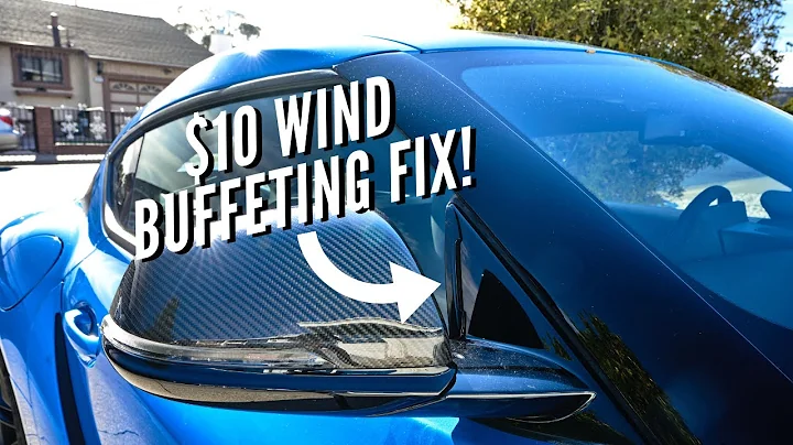 Fix Wind Buffeting for Your 2020-2023 Supra! Only $10! (Easy Supra Mod to Fix Wind Buffeting!)