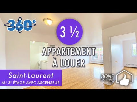 Appartement à louer /Visite virtuelle 360° / Apartment tour - Saint-Laurent 3 ½ (BonsLocataires.com)