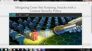 mitigating cross-site scripting attacks with a content security policy