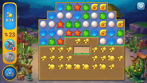 Fishdom level 8 Gameplay (iOS Android)