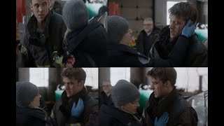 Brettsey - Chicago Fire - 4x17 Pt.2 - "Let me see" - Brett checks on Casey