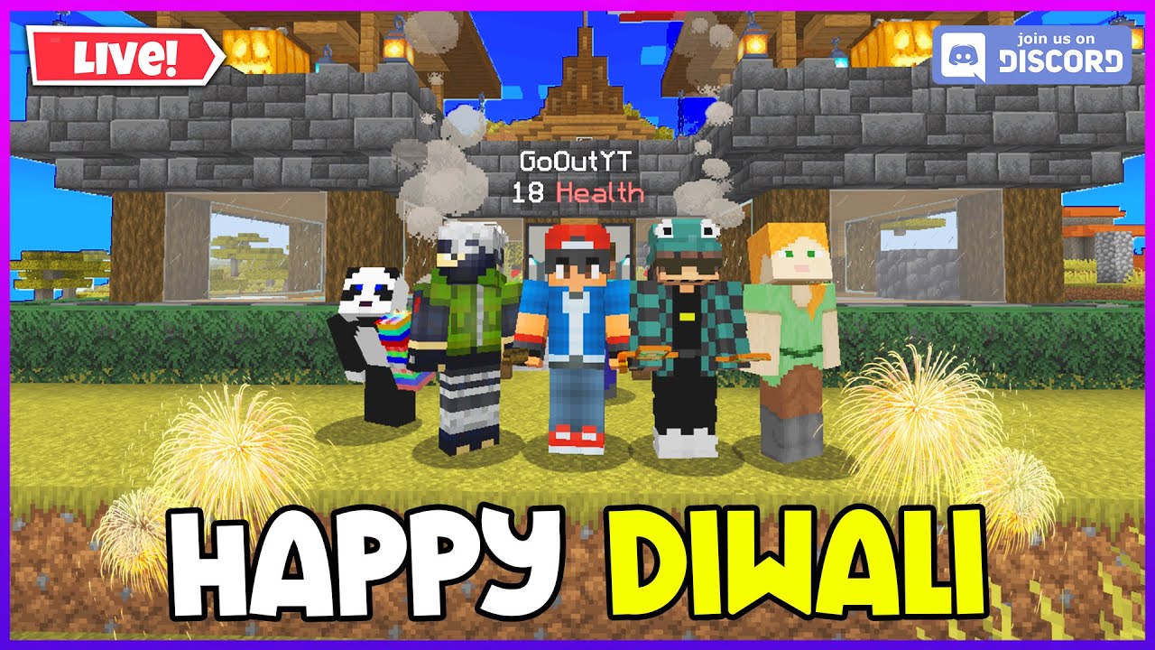 🔴Minecraft | Minecraft Live Hindi India l 24\7 Go Out YT SMP JAVA + PE ...