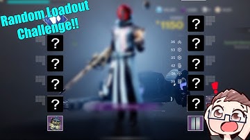 RANDOM LOADOUT CHALLENGE in DESTINY 2!!