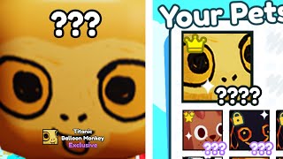 ✨️NEW TITANIC BALLOON MONKEY is INSANE in Pet Simulator X (New Update Leaks)