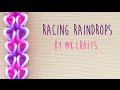 Rainbow Loom Bands Racing Raindrops by @K.Crafts Tutorial