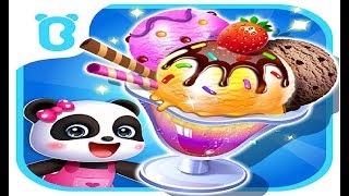 Baby Panda’s Ice Cream Shop Android Gameplay Dondurma ve Meyve Püresi oyunu screenshot 2