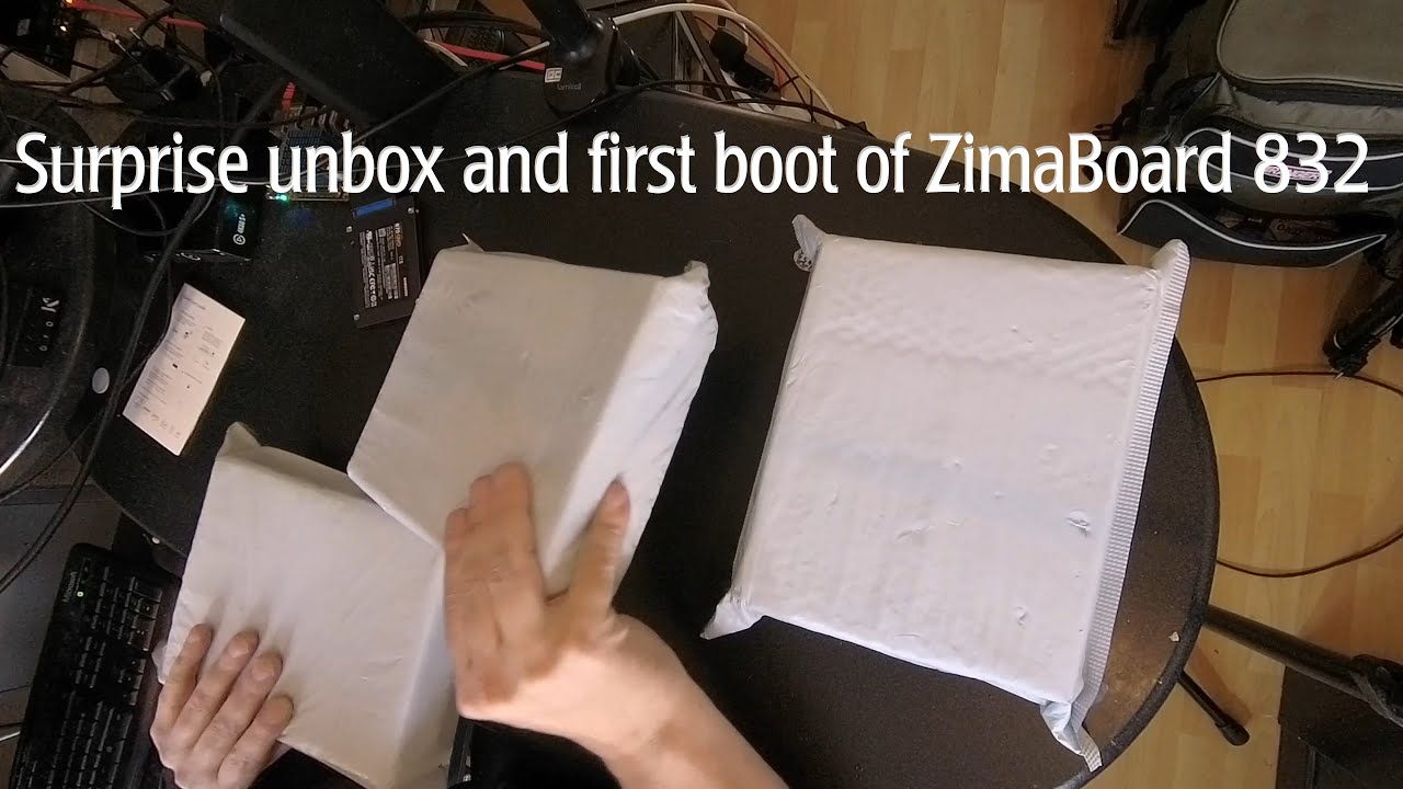 Surprise unbox and first boot of ZimaBoard 832 - YouTube