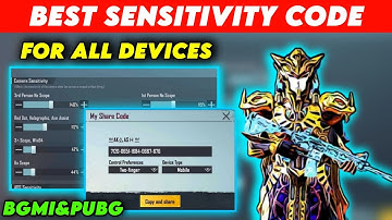 New Zero Recoil Sensitivity Code + Control Code PubgMobile|Bgmi sensitivity Settings 2.4 Update