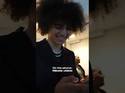 AB gets a message from nikola jokic before the draft👀