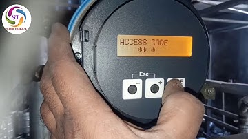 🔵How to get Access code(password)E&H flow meter .