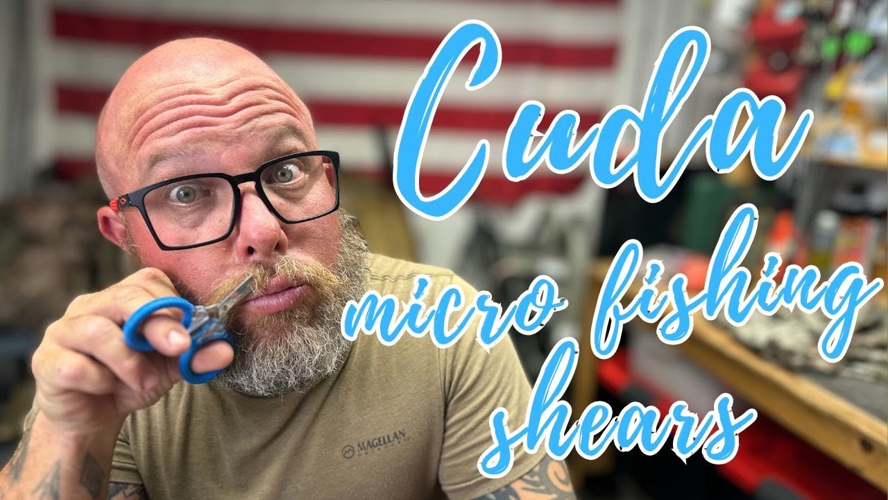 The Cuda Micro Scissors, a must have tool for any anglers tackle