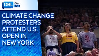 Climate Change Protesters Interrupt Coco Gauff During U.S. Open in New York