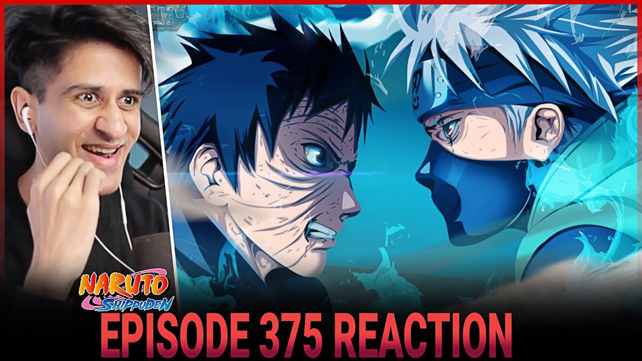 KAKASHI VS OBITO REACTION! Naruto Shippuden Episode 375 Reaction