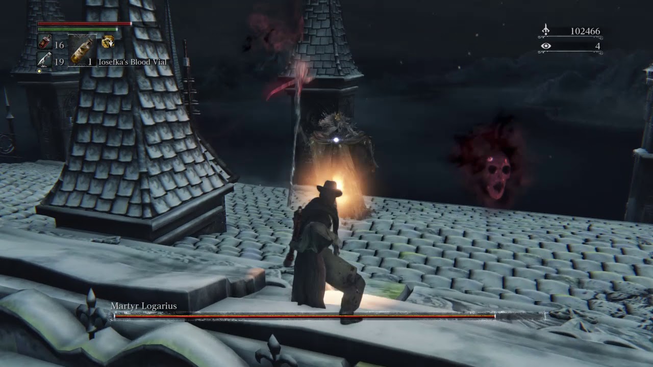 Bloodborne: Martyr Logarius vs. Rifle Spear