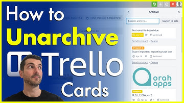 How to Unarchive Trello - Cards and Lists - (Quick Tips Series)