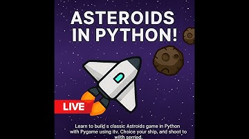 Criando um Jogo de Asteroides com Python e Pygame 🚀 Boot.dev + Código Real