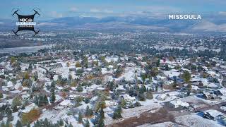 Drone video of the Missoula and Bitterroot Valleys
