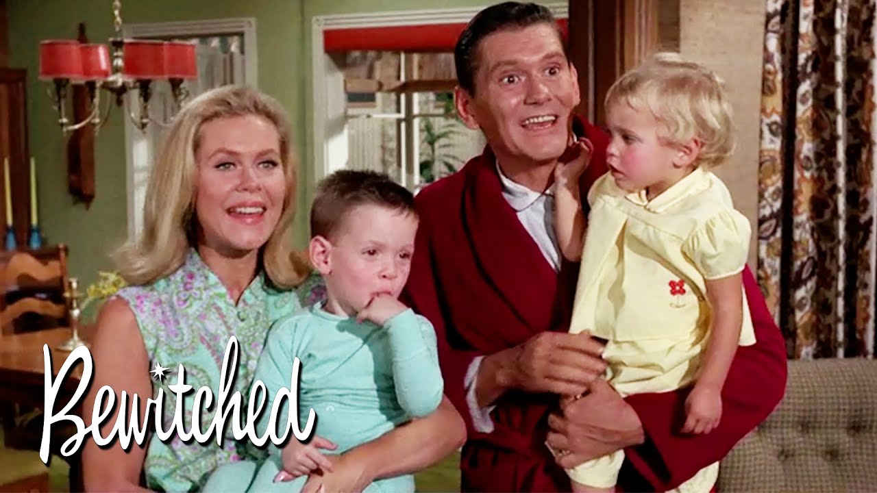 Aunt Clara Duplicates A Child! | Bewitched
