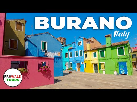 Burano, Italy Walking Tour 2020 With Captions - Prowalk Tours - UHD