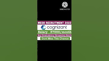 Cognizant recruitment 2022 | cognizant jobs for freshers #job vacancy 2022