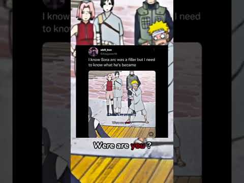 I Know Sora Arc Was A Filler But I Need To Know What He S Became Naruto Narutouzumaki Shorts