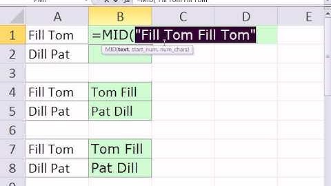 Excel Magic Trick 846: Formula To Reverse First & Last Name When Names Separated by A Space