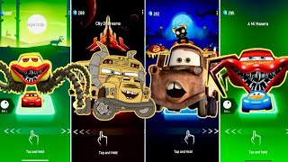 🏎️ Car Eater vs Cursed Miss Fritter vs Tow Mater vs Lightning Mcqueen Eater | Coffin Dance 🪩