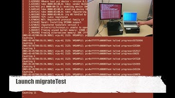 Early demo of vMotion of ESXi-Arm