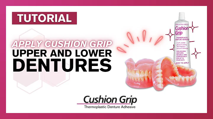Applying Cushion Grip to Upper & Lower Dentures Tutorial | By @ashmac_dear_dentures_implants ​