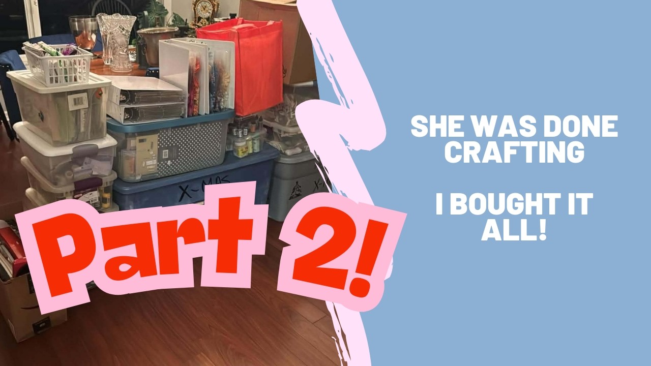 Я купила все её принадлежности для рукоделия (Часть 2)