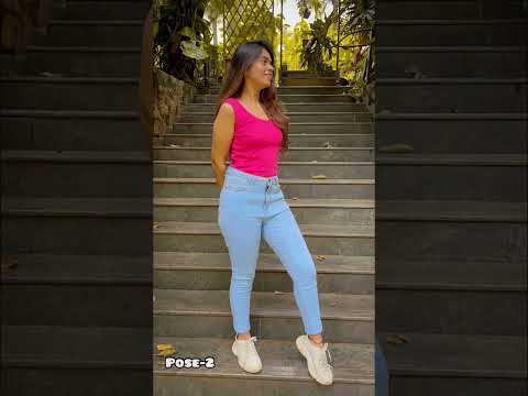 Candid Photo Poses In Jeans | Photo Poses for Girls in Jeans | Santoshi Megharaj #shorts