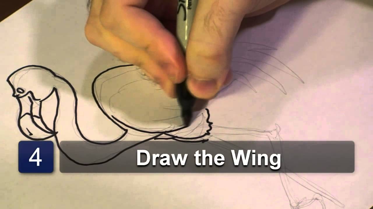 How to Draw a Flamingo - YouTube