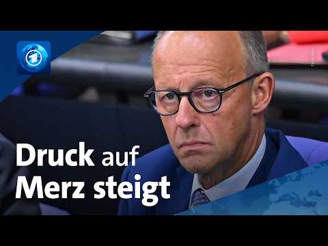 Kann sich der Kanzler halten? Diskussion über Friedrich Merz läuft weiter