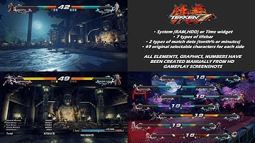 Tekken 7 Gameplay and Menu Theme - XWidget PC Desktop customization