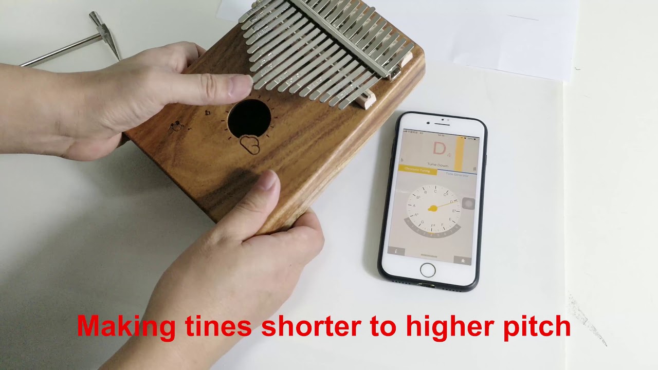 How to tune your Kalimba - YouTube