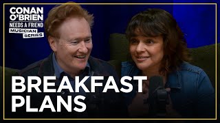 Conan Invites Norah Jones To Breakfast | Conan O'Brien Needs A Friend Profile