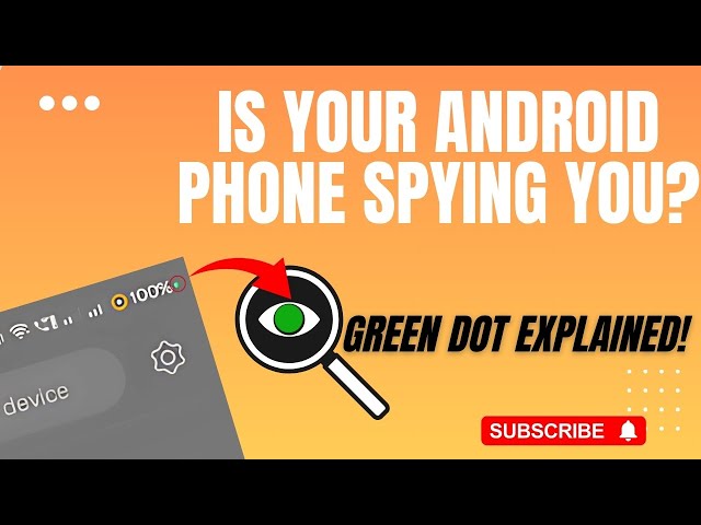 Red And Green Dot On Phone