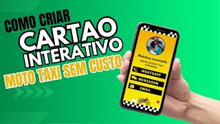COMO criar um CARTÃO INTERATIVO de MOTO TAXI ( GUIA PASSO A PASSO ) screenshot 2