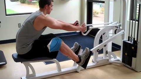 Nautilus Seated Row Machine