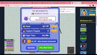 Playing Copter Royale on CoolMath Games