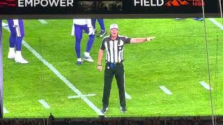 NFL Referee Clay Martin (#19) Calling A Pass Interference Penalty On The Minnesota Vikings