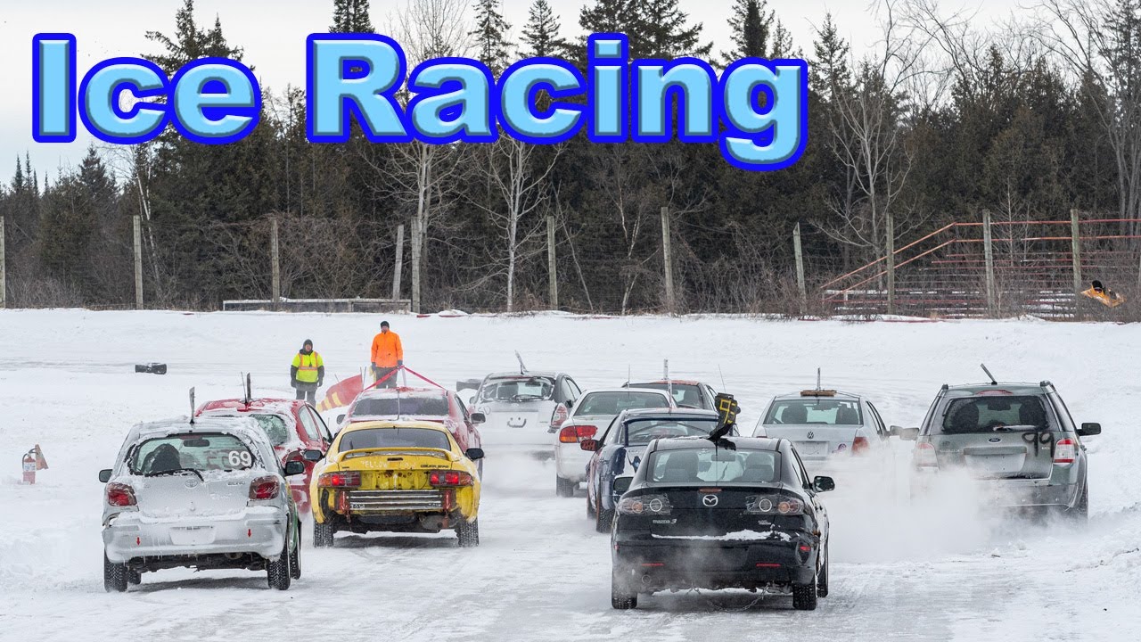 Calabogie Motorsports Park Ice Racing - YouTube