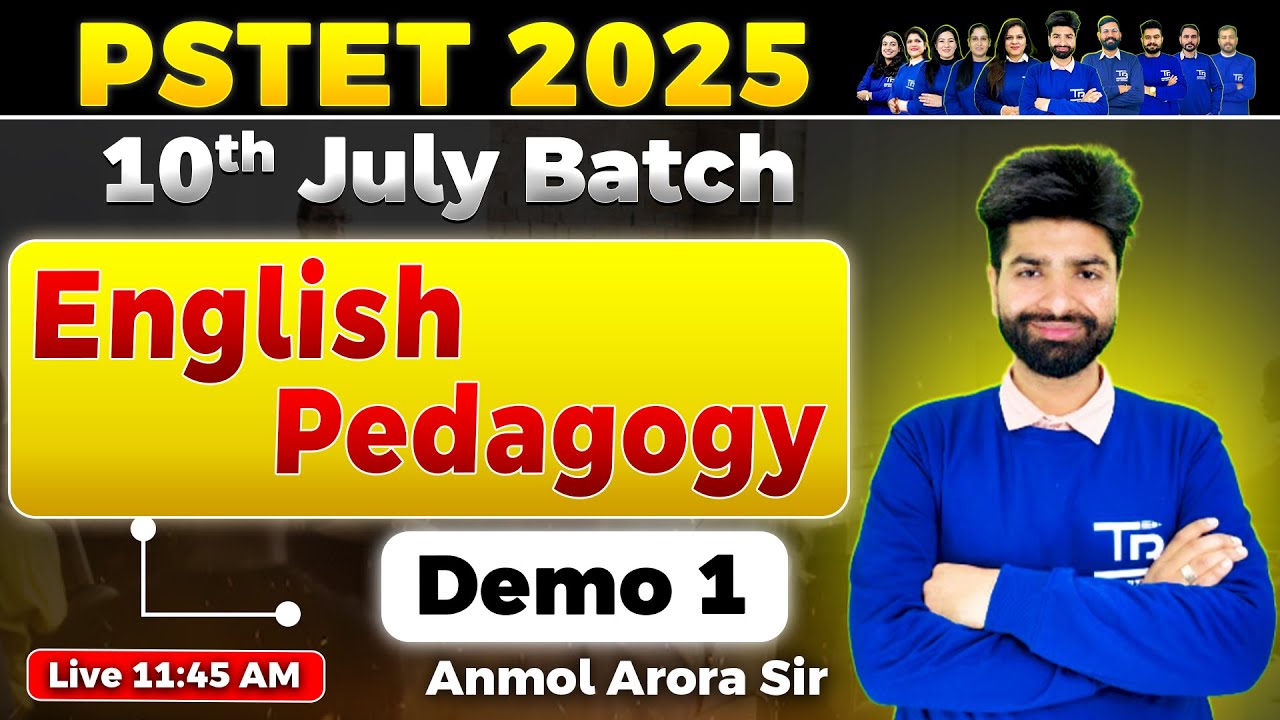 PSTET 2025 English Pedagogy 