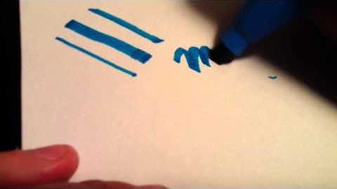 Copic Wide vs. Sharpie Wide