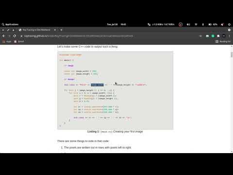 Ray Tracer in python | Part 0 | (Cannot open PPM file ?) - YouTube