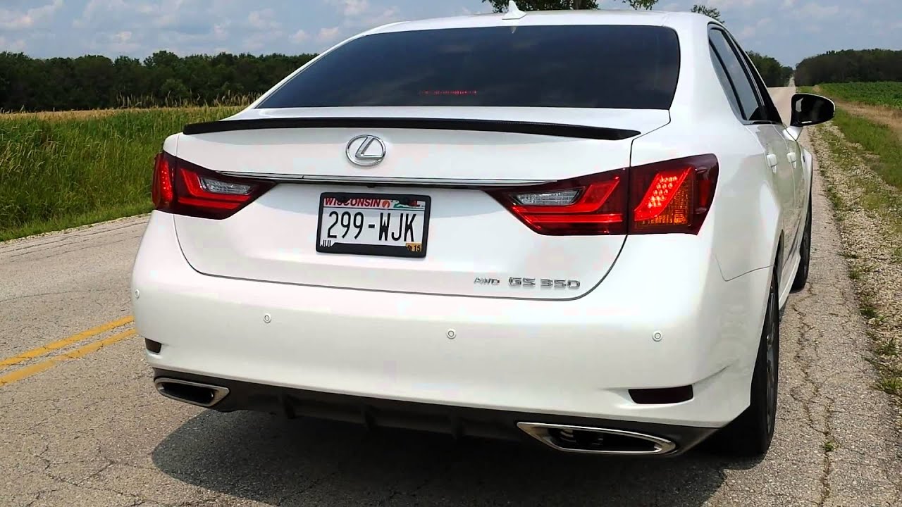 13 Lexus Gs 350 F Sport Awd Custom Invidia Modified For Awd Catback Exhaust Youtube